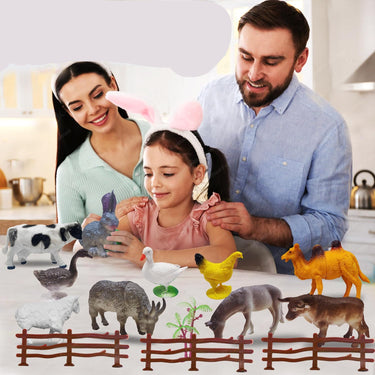 Nutztiere | Bauernhoftiere kennenlernen - Educatives Tierfiguren-Spielset für Kinder